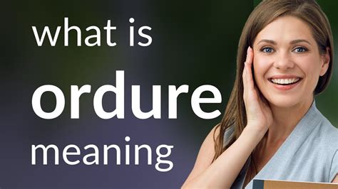 odure|ORDURE definition and meaning 